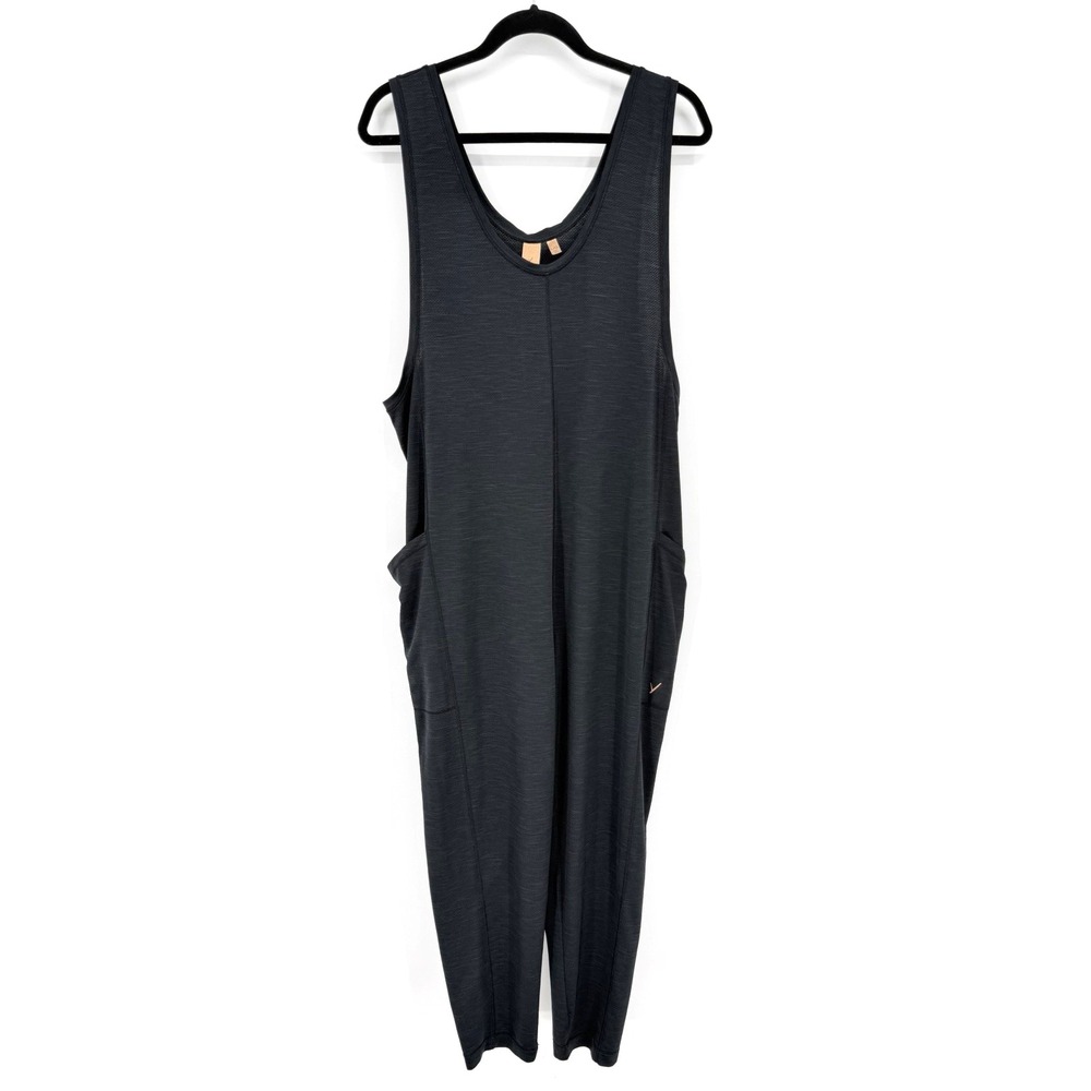 Indyeva Jumper Zuha Romper Black Sleeveless Pockets Comfort Women Size L